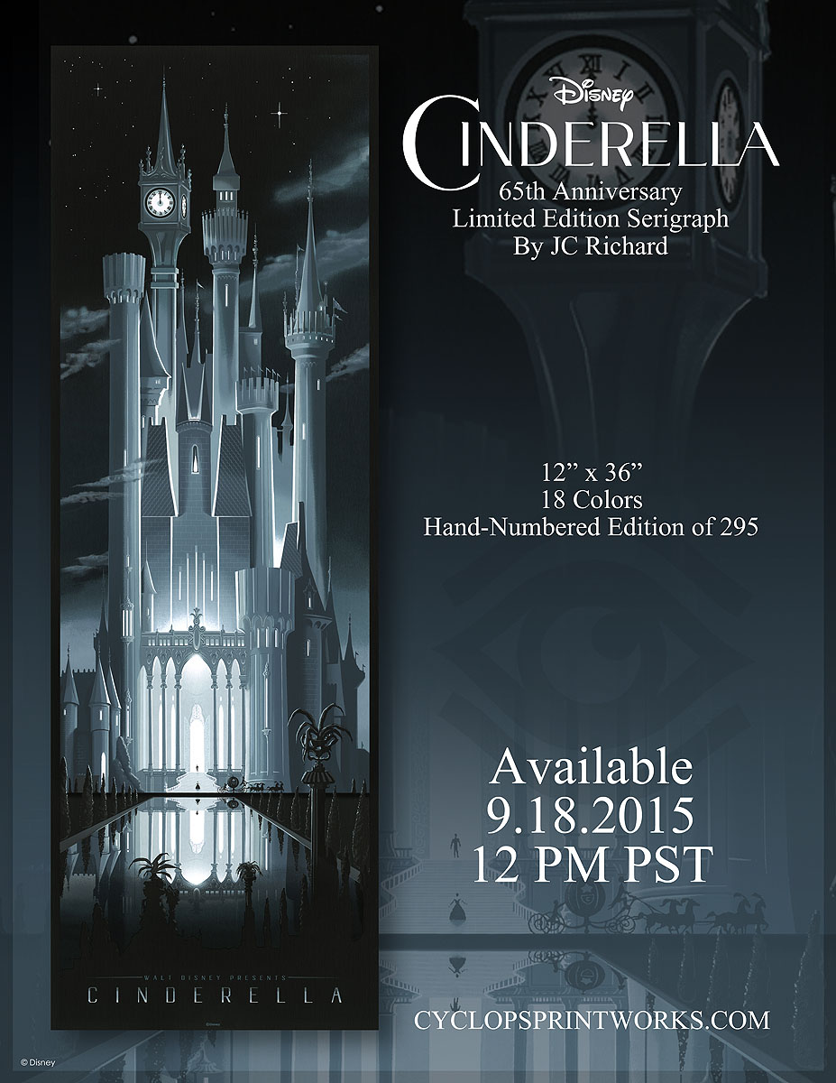 Cool Stuff JC Richard's 'Cinderella' 65th Anniversary Print