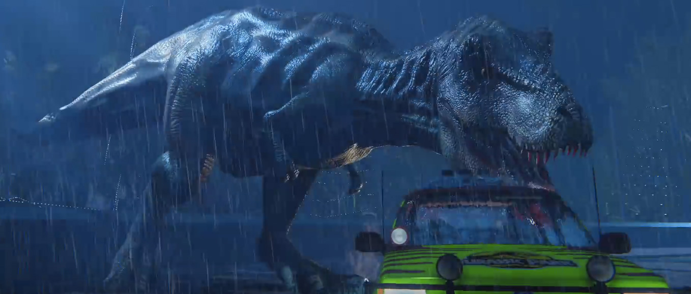 The Morning Watch: ‘Jurassic Park’ T-Rex Breakout Game, GLOW Season One