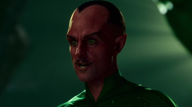 Mark Strong as Sinestro on OA in the 2011 Green Lantern film