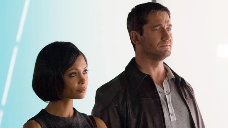 Thandiwe Newton & Gerard Butler as Stella & One Two in RocknRolla