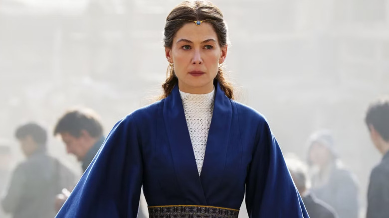 Rosamund Pike as Moiraine Damodred in Wheel of Time