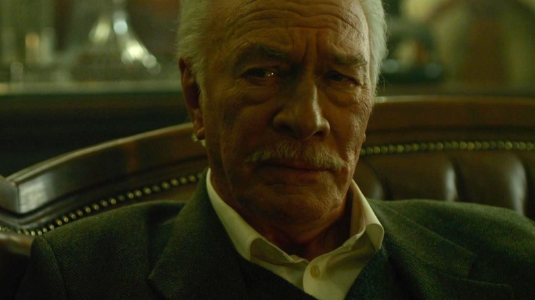 Christopher Plummer as Henrik Vanger looking to the side in The Girl with the Dragon Tattoo