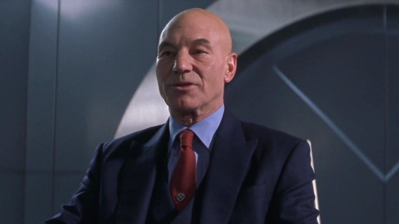 Patrick Stewart as Charles Xavier speaking in X-Men