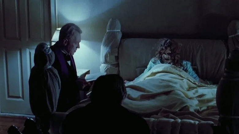 Max Von Sydow and Linda Blair in The Exorcist (1973)