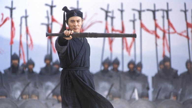 Jet Li as Nameless in Hero