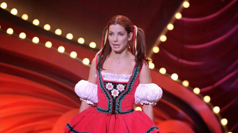 Sandra Bullock as FBI Special Agent Gracie Hart in an Oktoberfest dress in Miss Congeniality