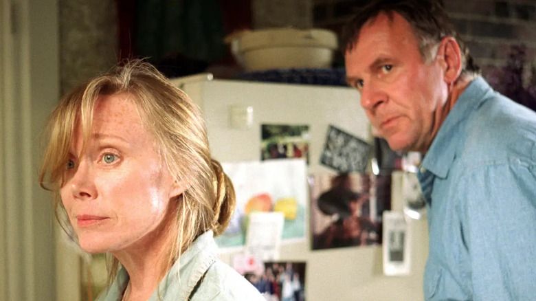 Sissy Spacek and Tom Wilkinson as Ruth and Matt Fowler look concerned in In the Bedroom