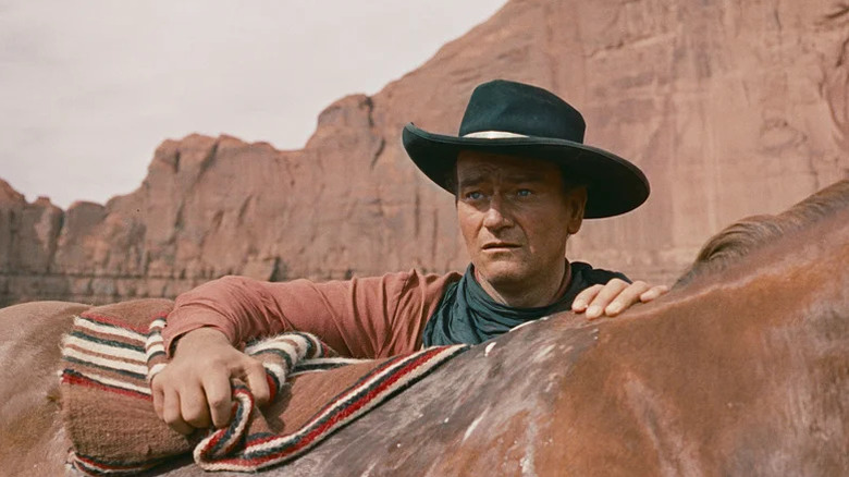 John Wayne as Ethan Edwards in The Searchers