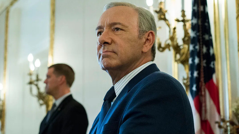 Kevin Spacey as Frank Underwood on House of Cards