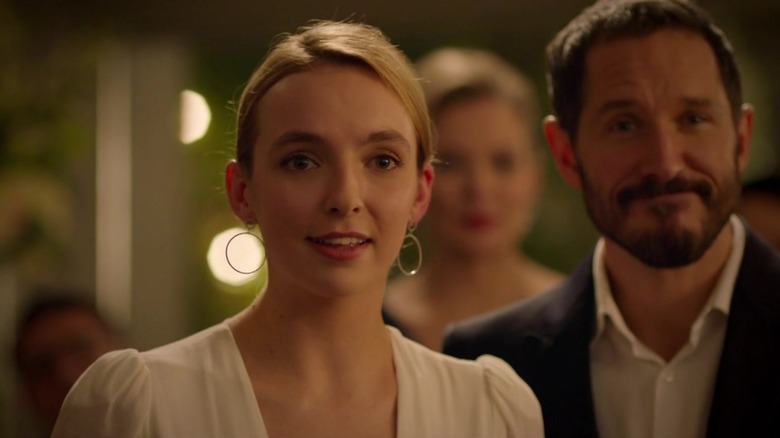 Jodie Comer and Bertie Carvel as Kate and Simon in Doctor Foster