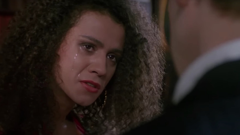 Jaye Davidson as Dil crying in The Crying Game