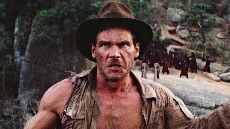 Indiana Jones staring menacingly