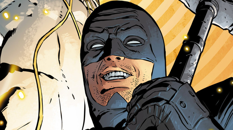 Midnighter smirking