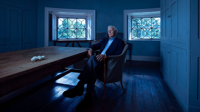 Man sitting at table