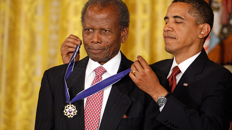 Obama and Poitier