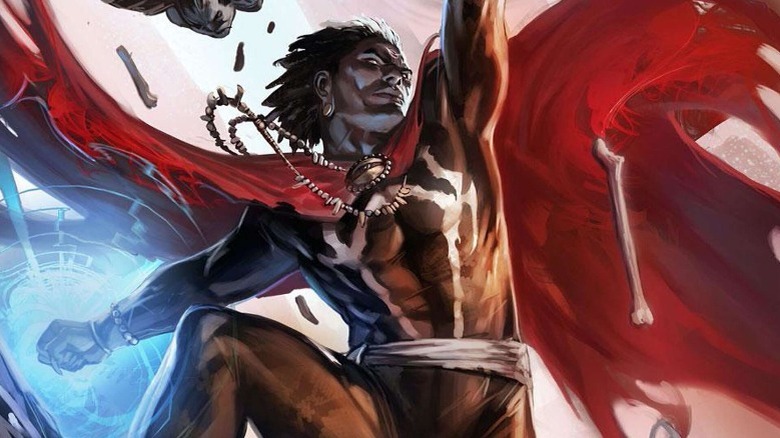 Doctor Voodoo wearing Sorcerer Supreme cloak