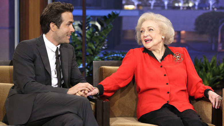 Betty White and Ryan Reynolds