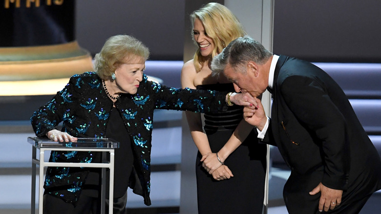 Betty White at the 70th Emmy Awards Show