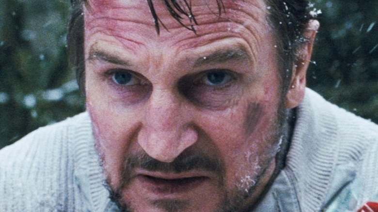 Defiant Liam Neeson in The Grey