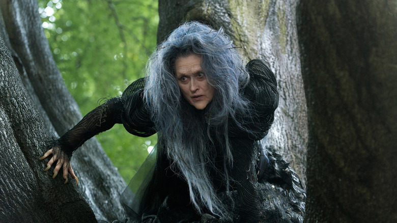 Meryl Streep Into the Woods gray hair tree