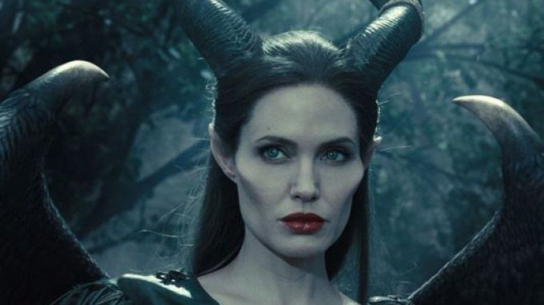Angelina Jolie horns Maleficent