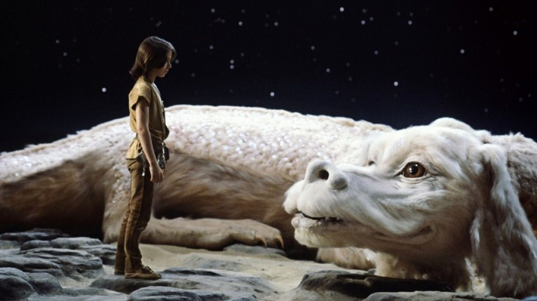 Atreyu and Falkor from "The NeverEnding Story"