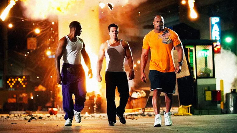 Anthony Mackie, Mark Wahlbery and Dawyne Johnson in Pain & Gain