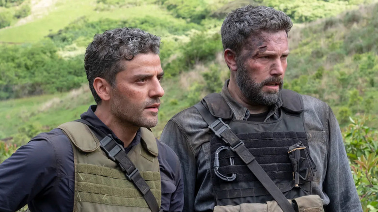 Oscar Isaac and Ben Affleck in Triple Frontier