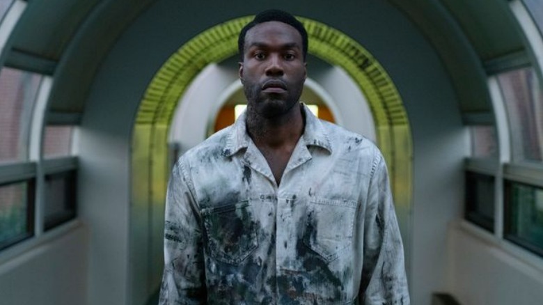 Yahya Abdul-Mateen II bloody shirt