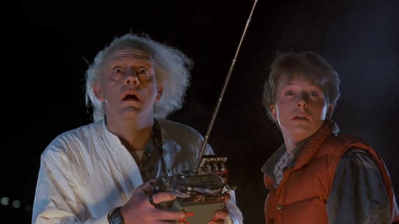 Christopher Lloyd and Michael J. Fox.