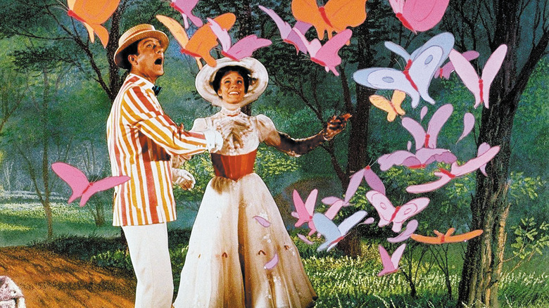 Julie Andrews and Dick Van Dyke in "Mary Poppins."