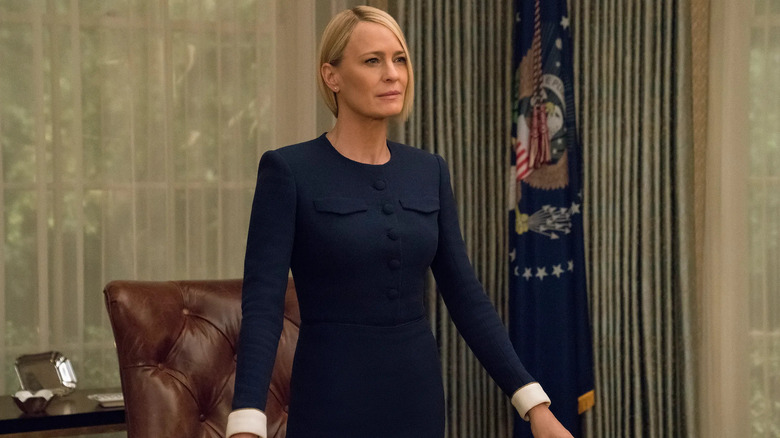 Robin Wright in Oval Office House of Cards