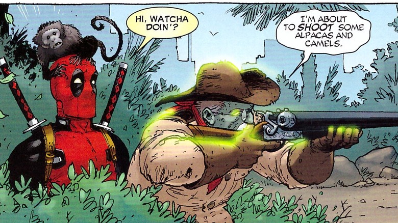 Deadpool speaks to Teddy Roosevelt