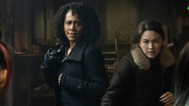 Misty Knight and Colleen Wing prepare to fight. 