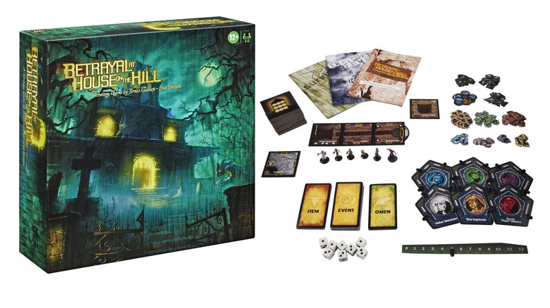 Betrayal at House on the Hill box and pieces