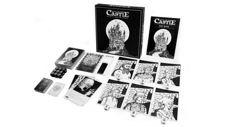 Escape the Dark Castle box and pieces