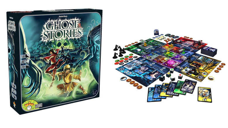 Ghost Stories board game and pieces