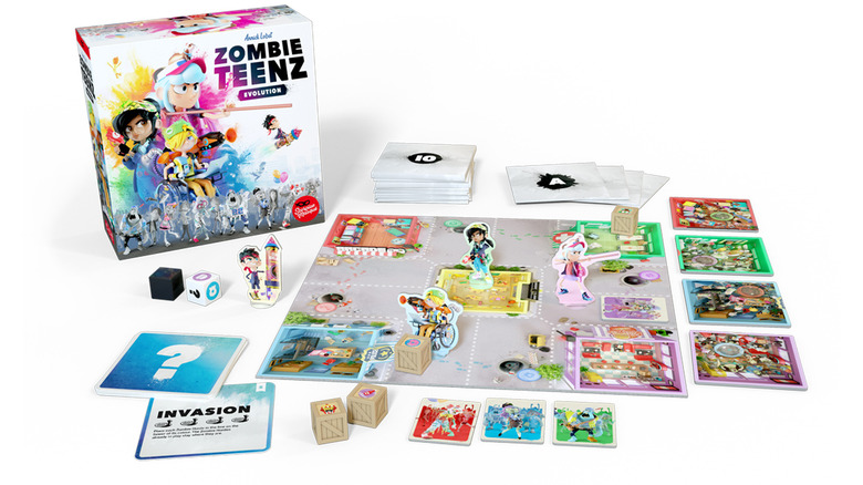 Zombie Teenz Evolution box and pieces