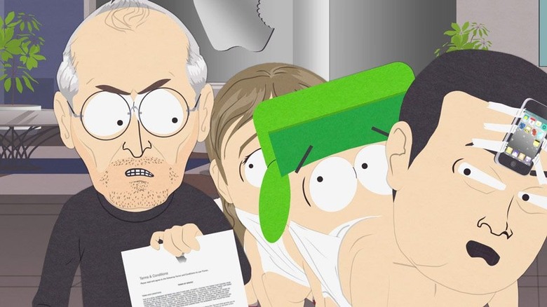 Steve Jobs and the HUMANCENTiPAD on South Park