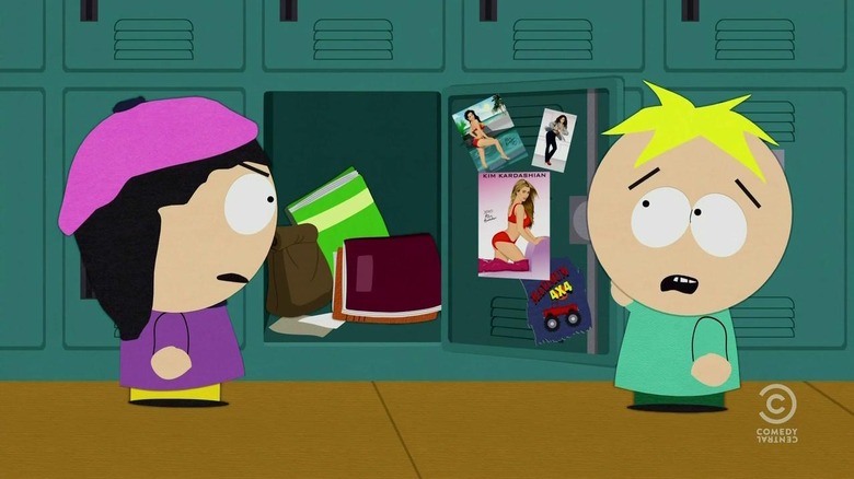 Wendy and Butters on South Park