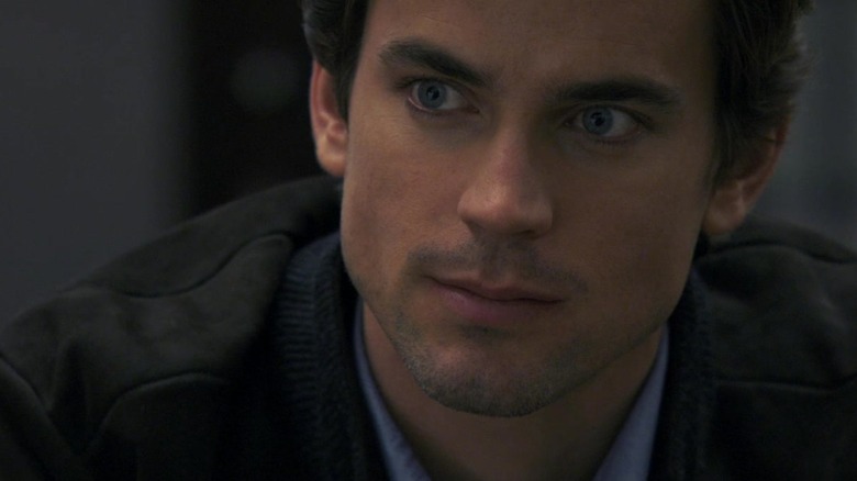 A close up of Matt Bomer's Neal on White Collar