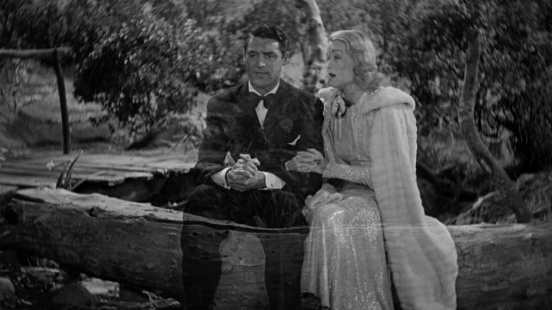 Cary Grant and Constance Bennett as transparent ghosts