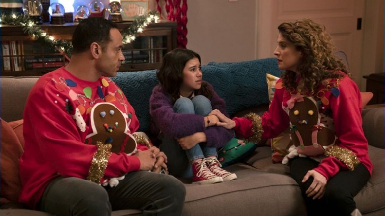 Ro couch Christmas sweaters Christmas again