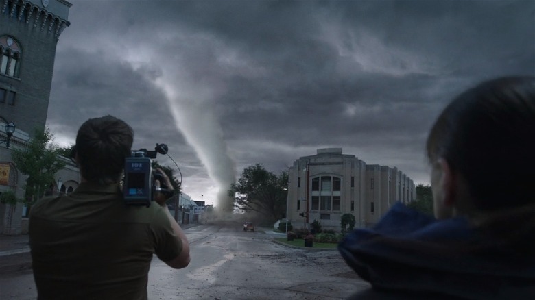 Tornado touches down on street