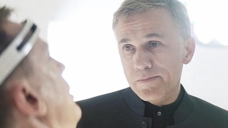 Christoph Waltz smirking