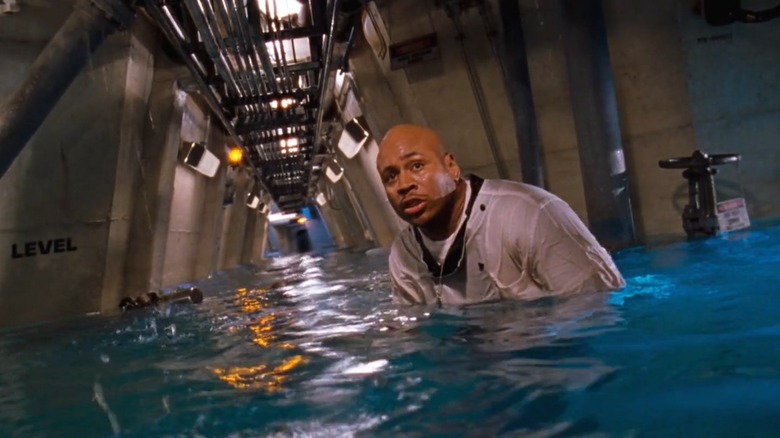 LL Cool J flees from the shark 