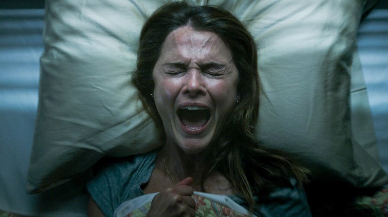 Keri Russell screaming