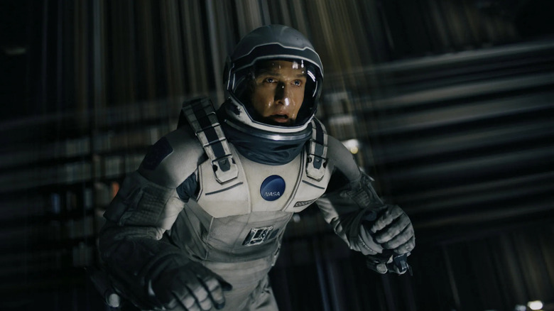 Matthew McConaughey in the Tesseract in Interstellar