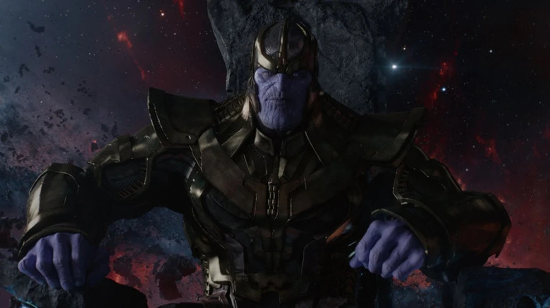 Guardians of the Galaxy 2014 Thanos scene 