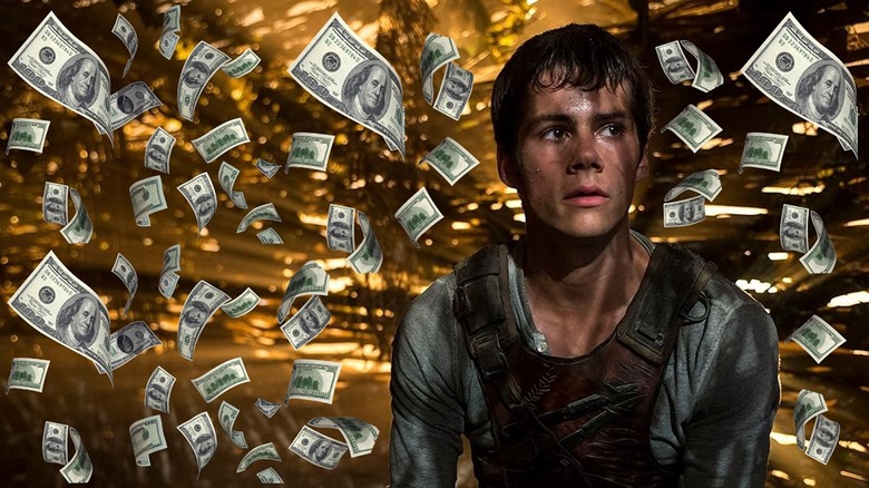 The Maze Runner movie 2014 Thomas money